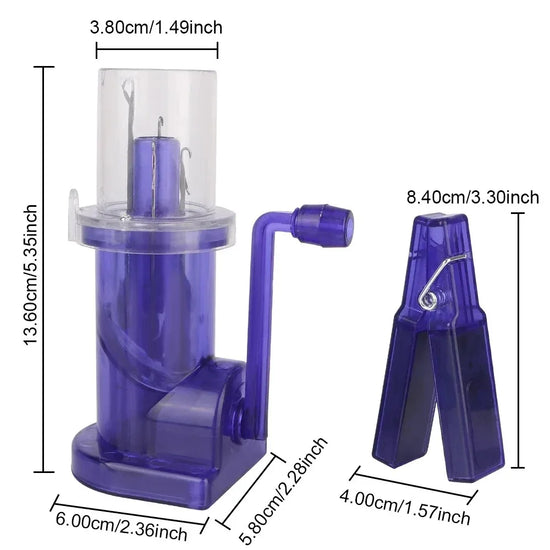 Macchina Maglieria Manuale Portatile con Manovella – Knitting Loom DIY