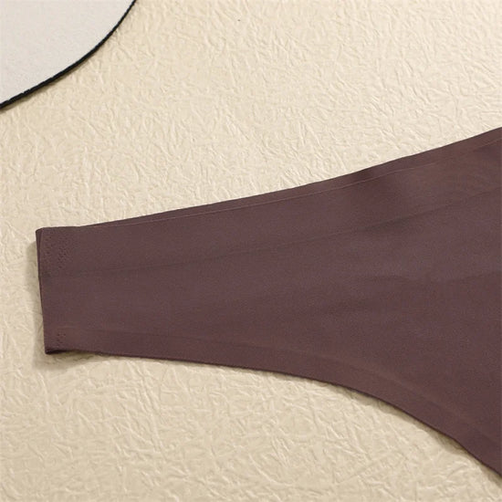 Set 7 pezzi perizomi donna seamless in ice-silk – vita bassa, T-back ultra sottile, mutandine low-waist comfort e invisibili