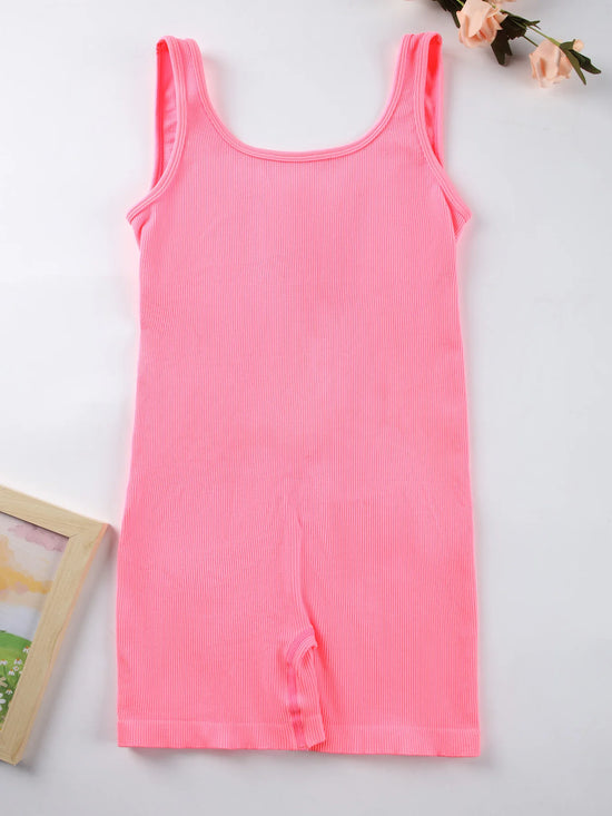 Jumpsuit sportiva donna 2025 – body seamless backless con scollo a U, elegante e funzionale