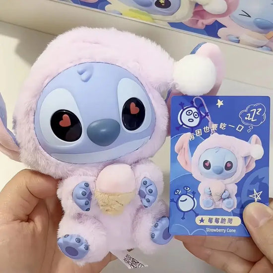 Stitch "Eat Something Before Sleep" – Blind Box Disney da collezione con figure snack