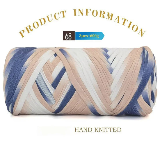 Set 3 gomitoli cloth yarn tessuto – filo intrecciato spesso per borse, tappeti, uncinetto e fai-da-te 2025