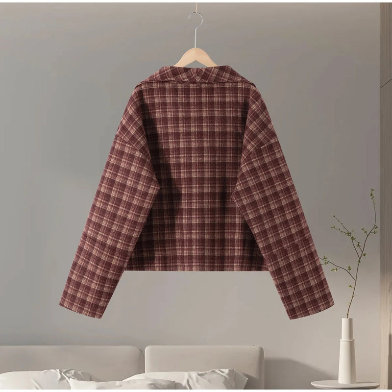 Giacca donna con collo alto e bottoni, modelli 01-04