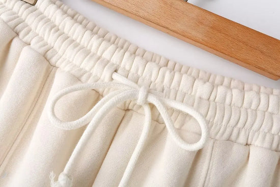 Completo donna autunnale con bomber corto e pantaloni palazzo vita alta – Outfit 2 pezzi