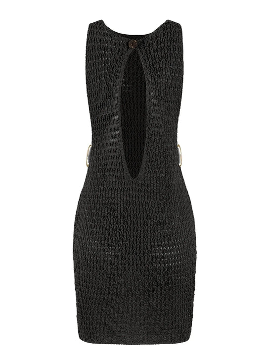 Abito Mare Copricostume Donna Sexy Monospalla Estivo con Intaglio – Look Fashion da Spiaggia 2025