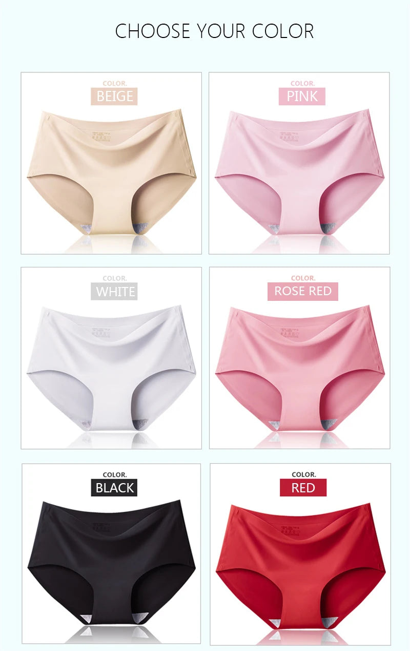 Set 9 pezzi perizomi donna seamless in ice-silk – mid-rise, mutandine traspiranti comfort quotidiano taglie grandi