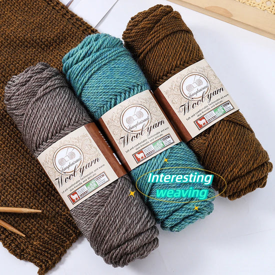Set 5 gomitoli filato spesso alpaca 500 g – yarn grosso per maglioni, cappotti e crafting inverno