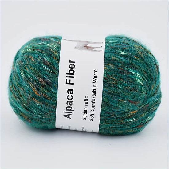 Set 6 gomitoli filo alpaca – lana alpaca hand-knit per sciarpe, cappotti, lavori intrecciati colorati fai-da-te