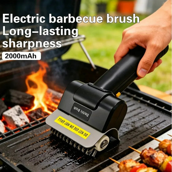 Spazzola Elettrica per Barbecue – Pulizia Griglia BBQ Ricaricabile