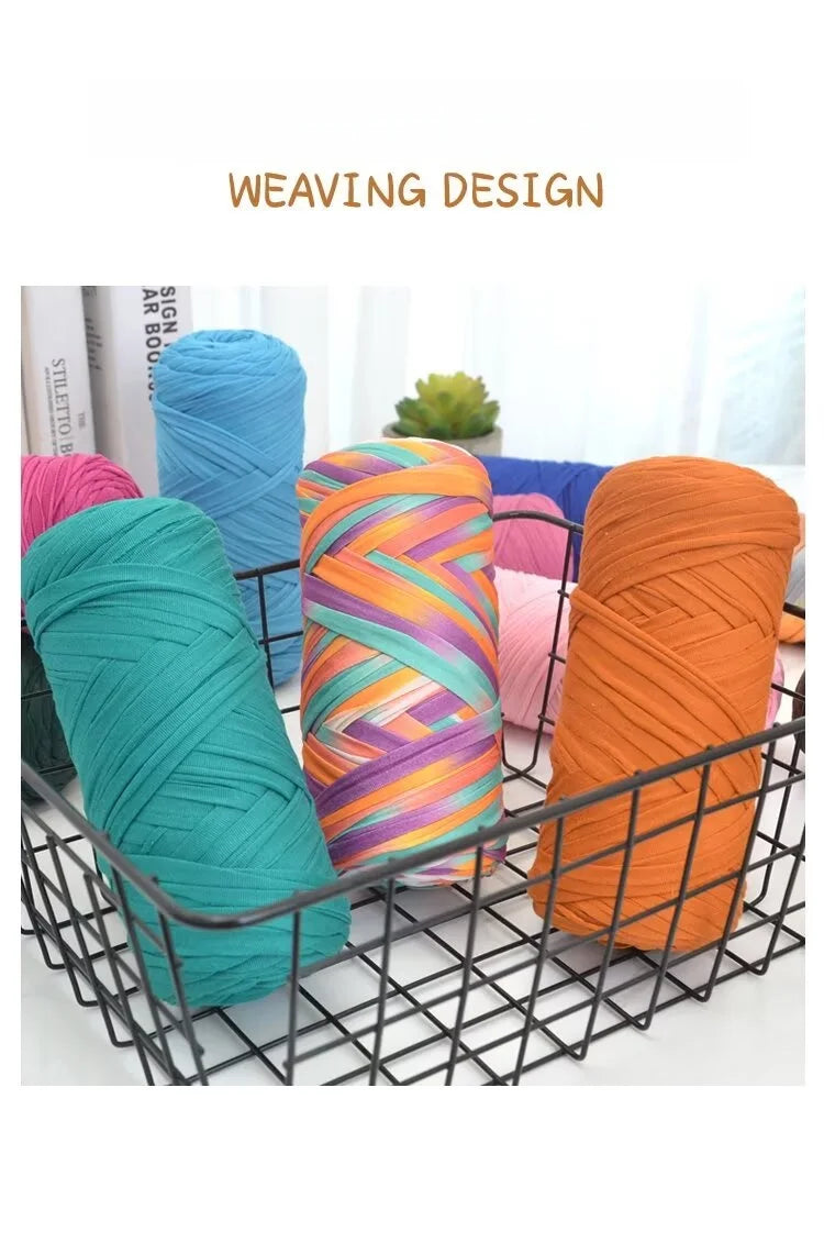 Set 3 gomitoli cloth yarn tessuto – filo intrecciato spesso per borse, tappeti, uncinetto e fai-da-te 2025