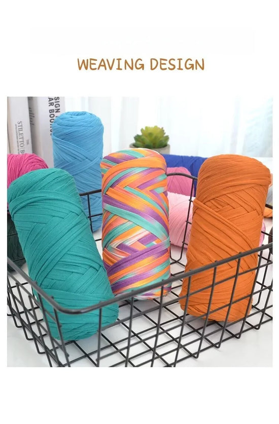 Set 3 gomitoli cloth yarn tessuto – filo intrecciato spesso per borse, tappeti, uncinetto e fai-da-te 2025