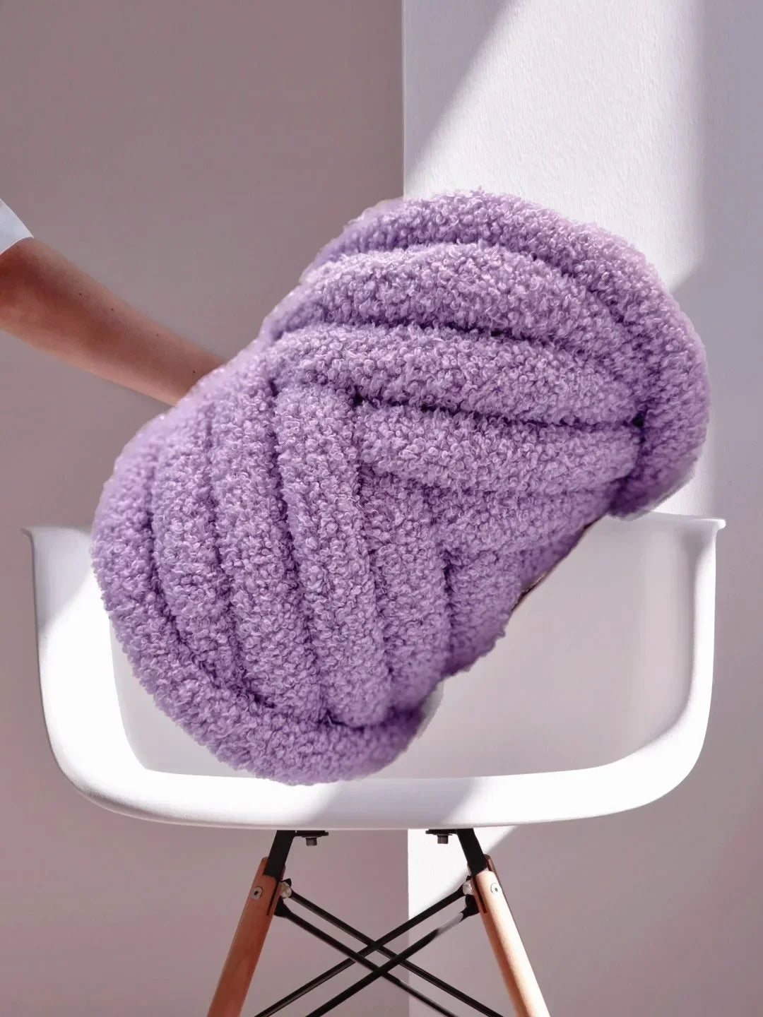 Filato teddy fleece 1 kg – lana grosso spessore per borse, maglie, uncinetto