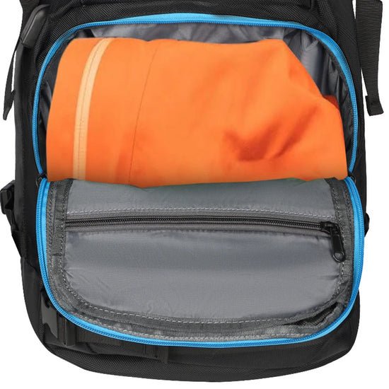 Zaino da viaggio sci/snowboard 50 L impermeabile – borsa scarponi & casco, scomparto wet/dry, trasporto attrezzatura neve