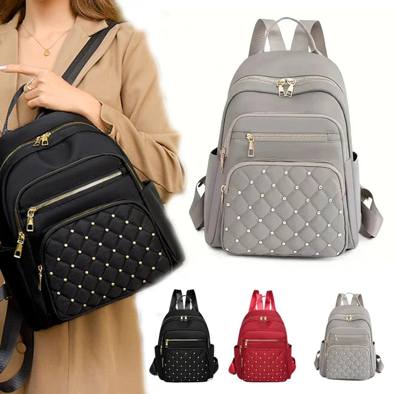 Zaino da viaggio Stitch con doppia tracolla – grande capacità, stile schoolbag impermeabile e trendy