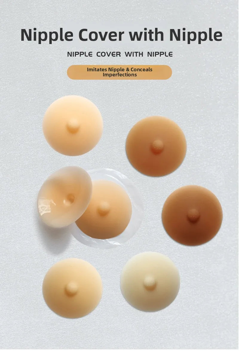 Copricapezzoli Silicone Invisibili – Nipple Covers Riutilizzabili Senza Cuciture