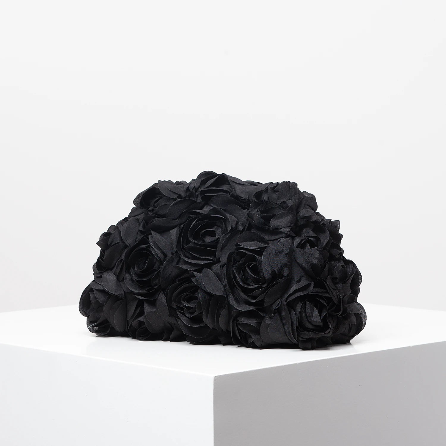 Clutch elegante rosa per donna – borsa clutch da cerimonia/partecipazione con rose, regalo perfetto per festa & cena