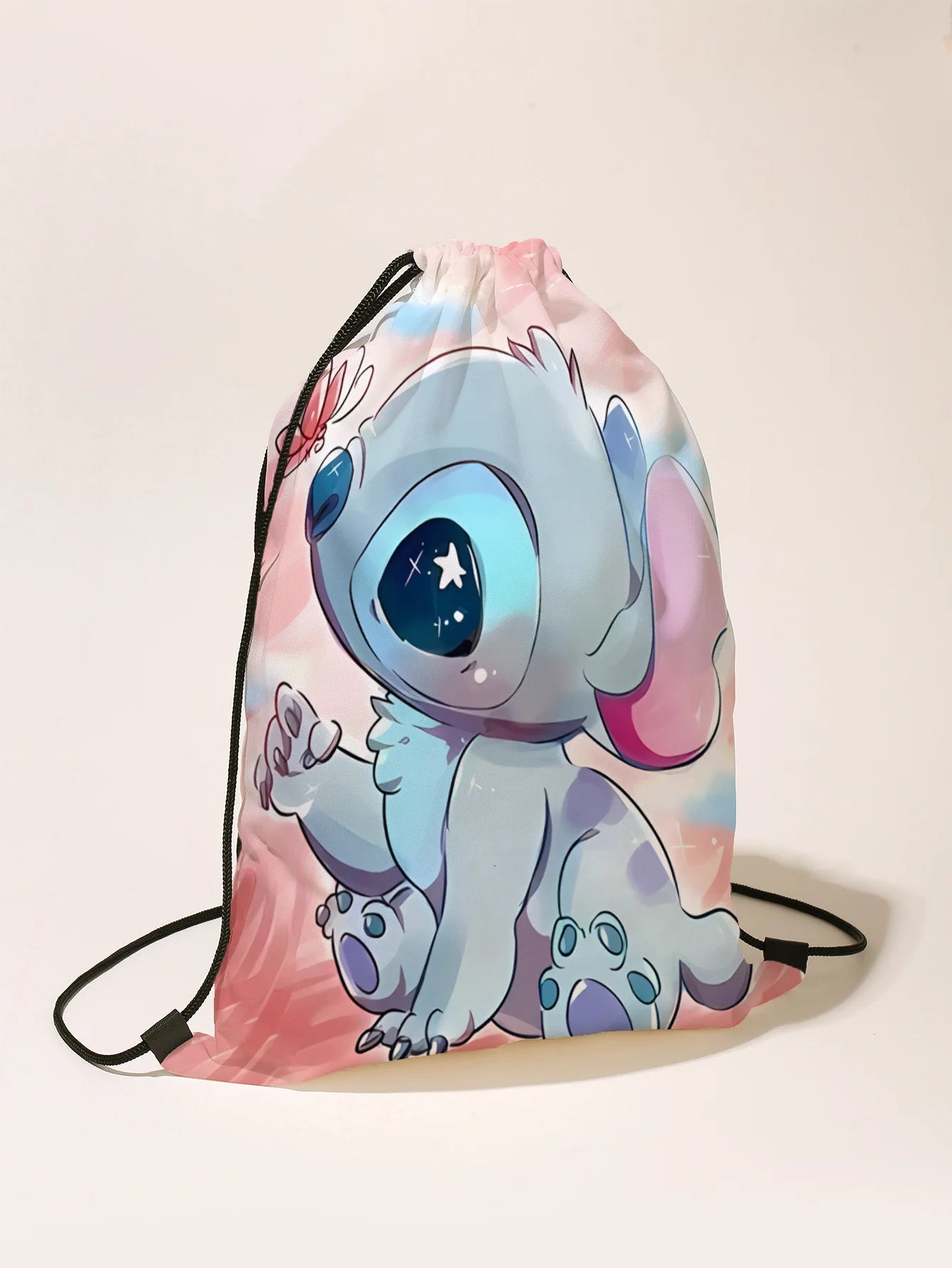 Sacca con coulisse Disney Stitch – zainetto impermeabile leggero per sport, scuola, viaggi e bomboniere