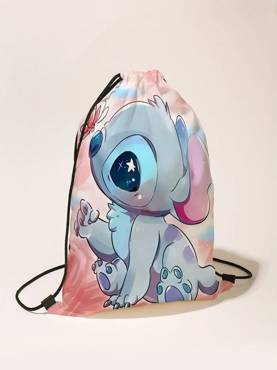 Sacca con coulisse Disney Stitch – zainetto impermeabile leggero per sport, scuola, viaggi e bomboniere