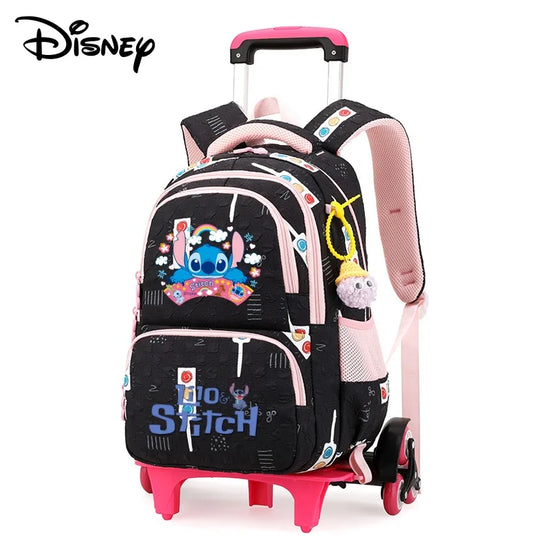 Zaino trolley Stitch 2-in-1 Disney 2025 – grande capacità, torretta, impermeabile e per laptop