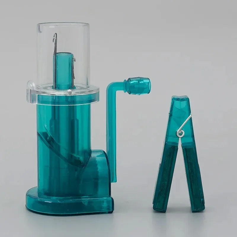 Macchina Maglieria Manuale Portatile con Manovella – Knitting Loom DIY