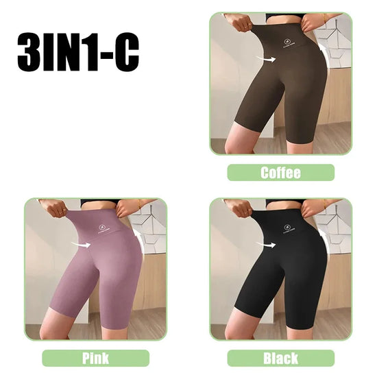 Shorts donna push-up vita alta 2025 – cycling fitness leggings per palestra e yoga