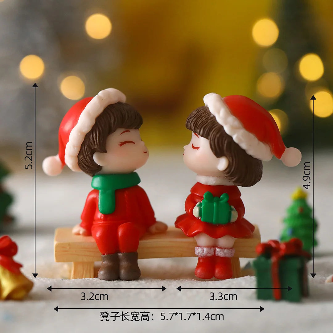 Set 1-10 pezzi per natale mini paesaggi – ornamenti natalizi, regalo creativo
