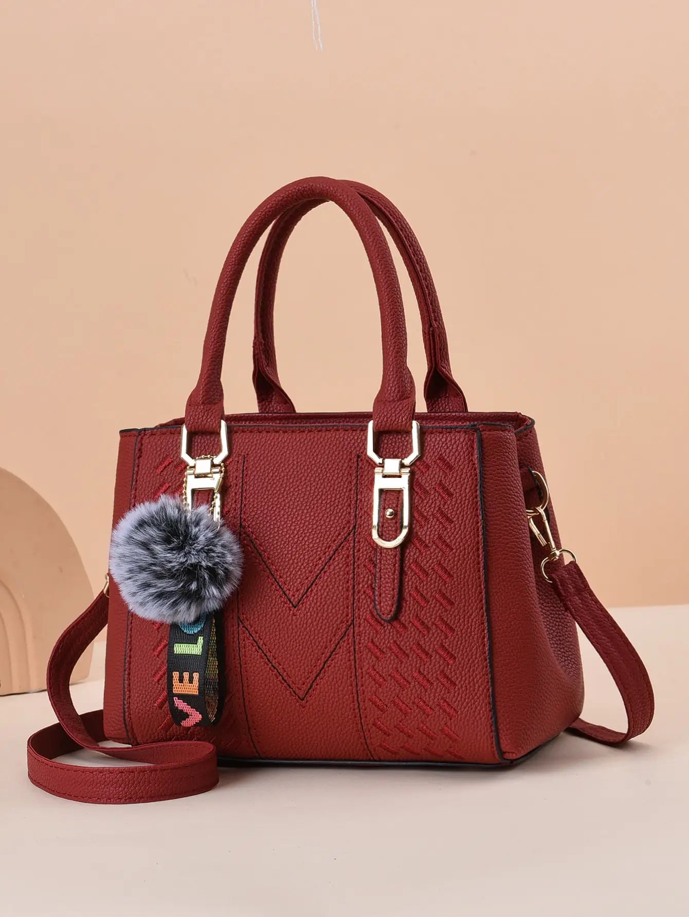 Borsa donna capiente ricamata 2025 – crossbody grande capacity con ricami floreali, borsa da spalla per uso quotidiano elegante