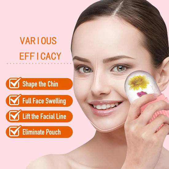 Stampi Ghiaccio in Silicone Bellezza – Ice Ball Massaggiatore Viso & Occhi
