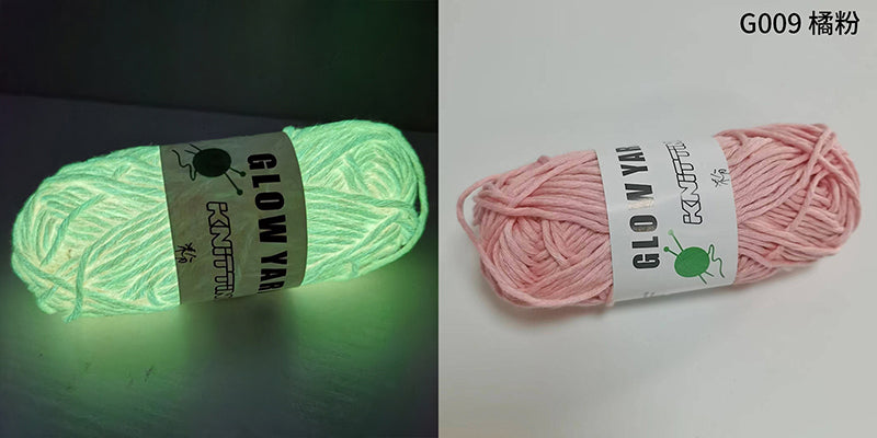 Filato luminoso in poliestere da 2 mm – Ideale per maglioni e cappelli che brillano al buio