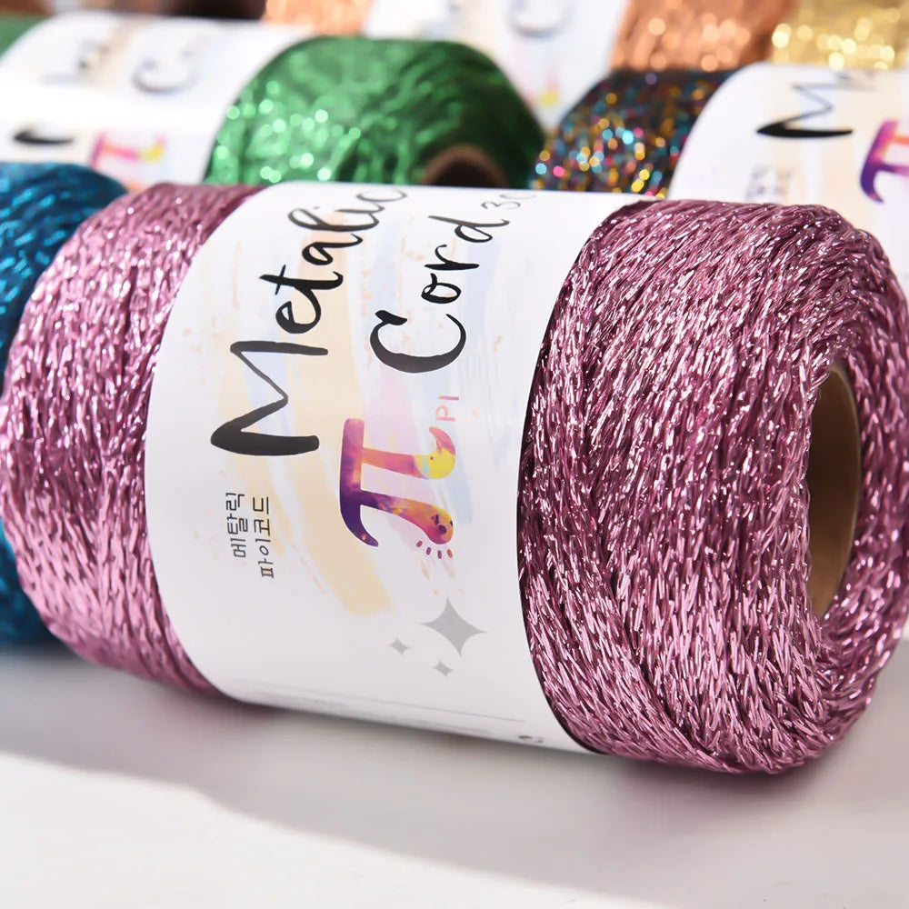 Filo metallico 3 mm hollow core 100 m – Wire colorato per borse, scarpe, sciarpe e progetti artigianali fai-da-te