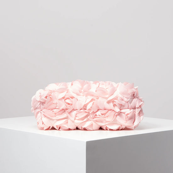 Clutch elegante rosa per donna – borsa clutch da cerimonia/partecipazione con rose, regalo perfetto per festa & cena