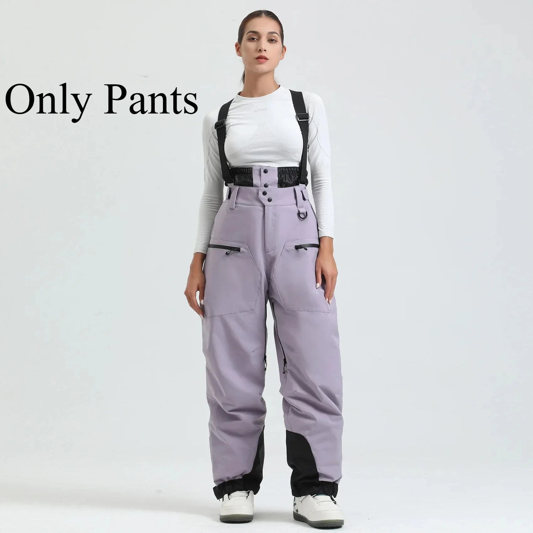 Pantaloni da neve donna 2025 impermeabili e antivento – snow pants termici tecnici per sci, snowboard e attività all’aperto