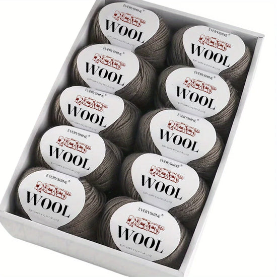 Set 6 pezzi Filato Lana – 300g Totali per Maglia & Uncinetto, Gomitoli Multicolore