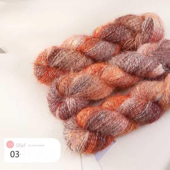 Filato Lana Multicolore Sfumato – Gomitolo Gradient per Maglieria e Uncinetto