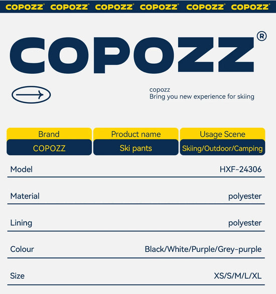 Pantaloni da sci unisex 3L impermeabili e antivento 2025 – snow-pants tecnico da snowboard e montagna