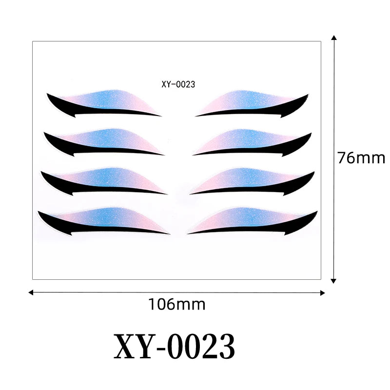 Adesivi Eyeliner Glitter Waterproof – Stickers Trucco Occhi Party