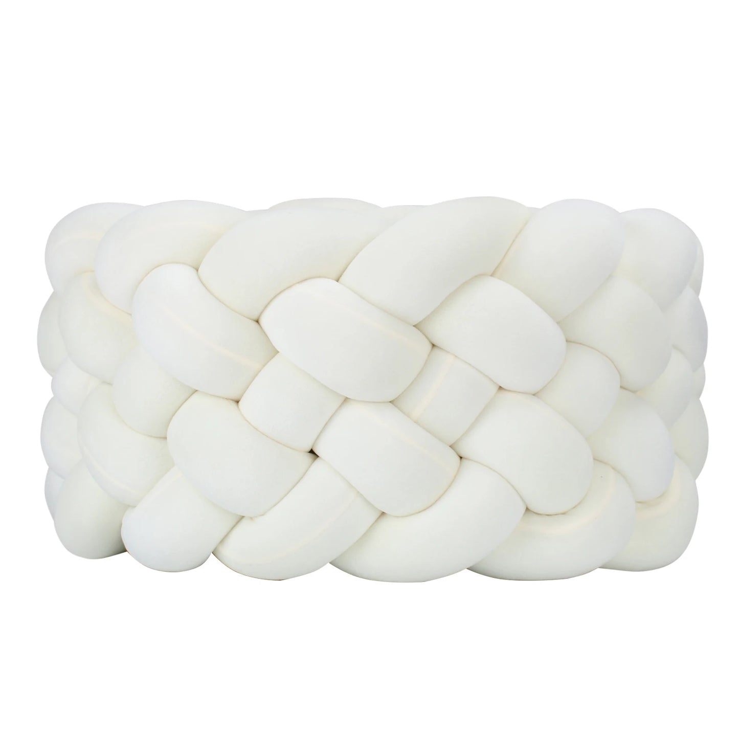 Paracolpi Culla Treccia Intrecciata 300 cm – Cuscino Nodo Protettivo per Lettino Neonati