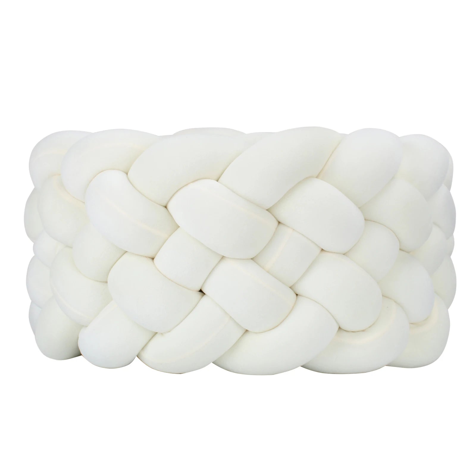 Paracolpi Culla Treccia Intrecciata 300 cm – Cuscino Nodo Protettivo per Lettino Neonati