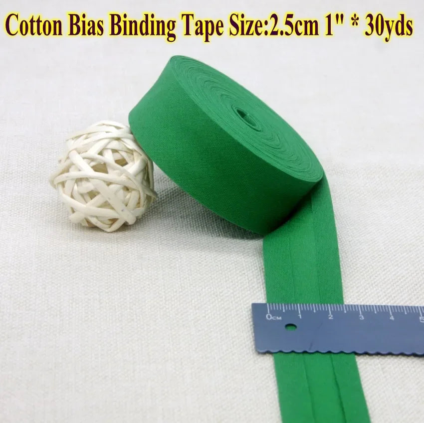 Nastro bias binding cotone 25 mm · rotolo 30 metri – rifiniture, bordi e accessori cucito fai-da-te