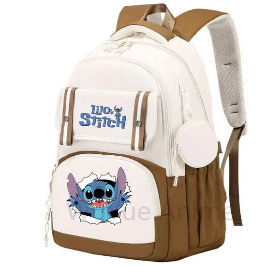 Zaino grande capacità Lilo & Stitch – impermeabile, per laptop, multiuso bambino/adulto 2025