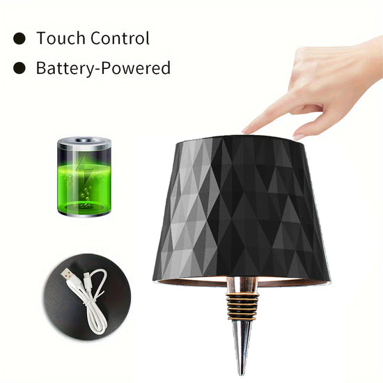 Lampada BOTLIGHT Led Ricaricabile per Bottiglia – Luce Portatile