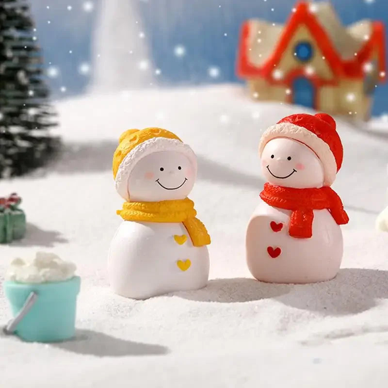 Set 1-10 pezzi per natale mini paesaggi – ornamenti natalizi, regalo creativo