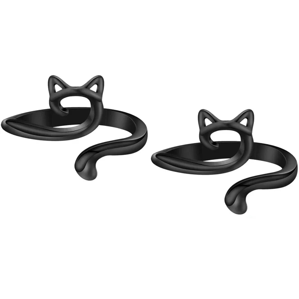 Set 2 ring guida filo regolabili per uncinetto/maglia – anello regolabile finger yarn guide / thimble per tensione costante