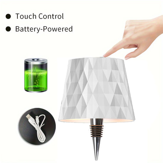 Lampada BOTLIGHT Led Ricaricabile per Bottiglia – Luce Portatile