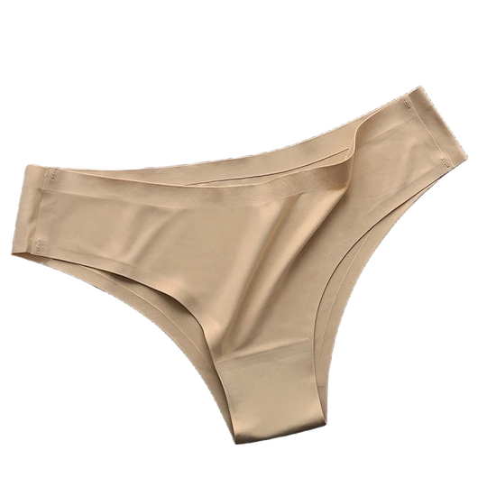 Set 4 pezzi mutandine donna seamless in ice silk – vita bassa G-string ultra sottile comfort quotidiano