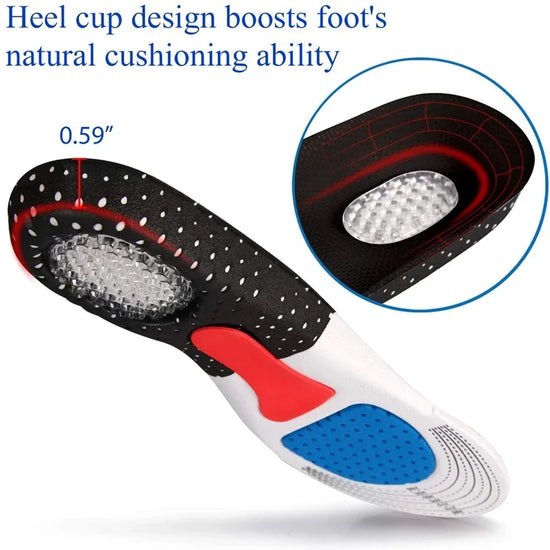Solette Ortopediche Memory Foam con Supporto Arco – Plantari Gel Comfort Sport