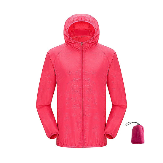 Giacca trekking unisex impermeabile e quick-dry – antivento, anti-UV e pieghevole per escursioni