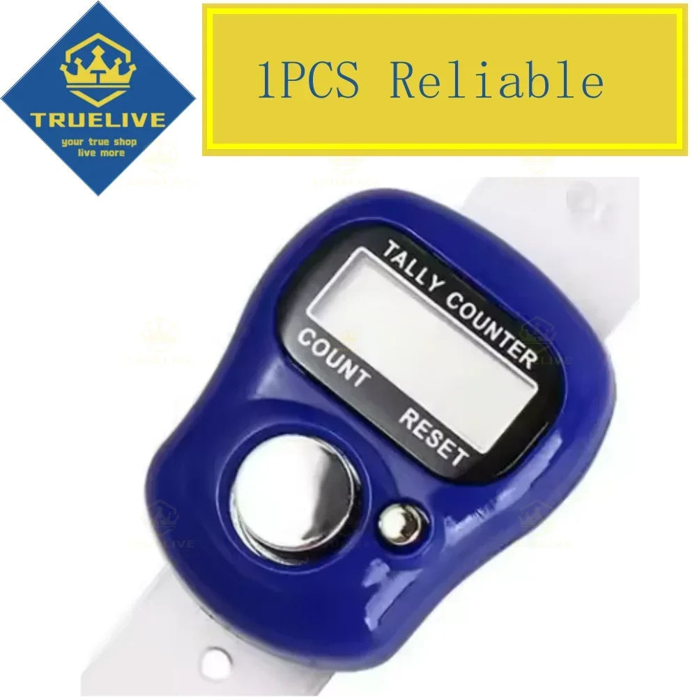 Contatore Digitale da dito per uncinetto e maglia – Mini clicker elettronico per tenere traccia delle righe