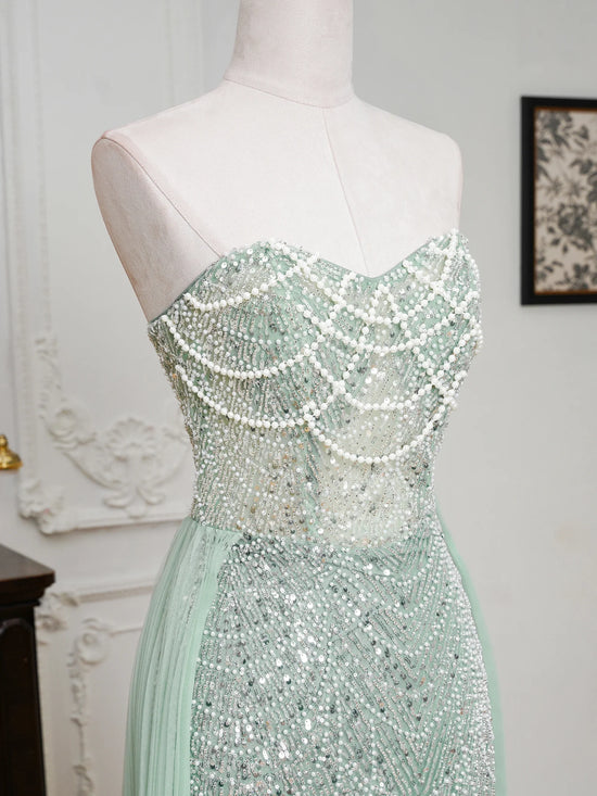 Abito Lungo Elegante con Spacco Alto – Vestito da Cerimonia e Gala