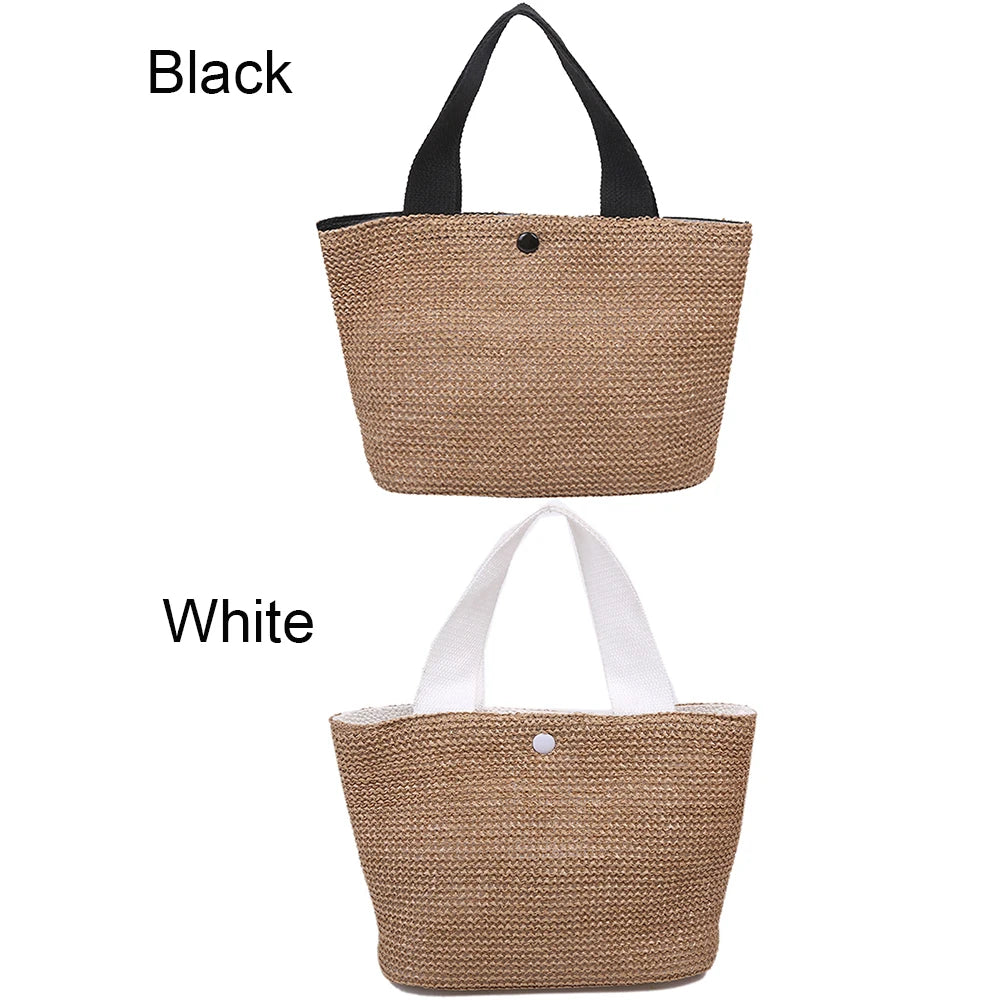Borsa Mare in Paglia Intrecciata Donna – Grande Capacità Estiva