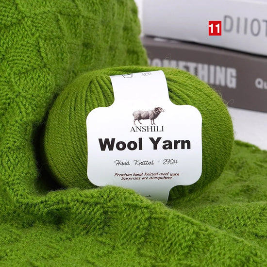 Filato Lana  Spessore Medio – Gomitolo per Maglieria e Uncinetto, Ideale per Maglioni & Accessori